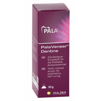 Kulzer PalaVeneer Dentine Tooth Shade Acrylic - POWDER ONLY - 35g - Multiple Shades Available (A Shades Stocked - Other Shades SPECIAL ORDER ITEM)